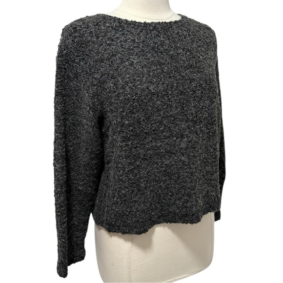 Clio Sweaters - CLIO 80s 90s Vintage Boucle/Nubby Wool Blend Knit Textured Sweater Medium NWOT